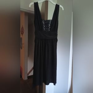 Little Black Dress with Rhinestones